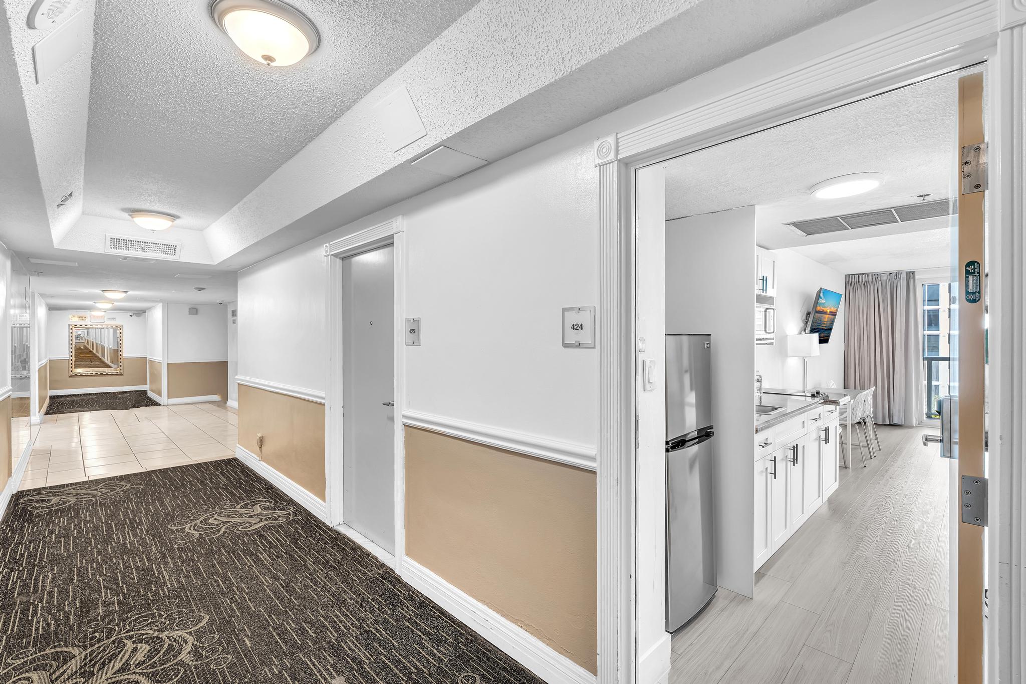 Studio Retreat with Balcony and Partial Ocean View- 424