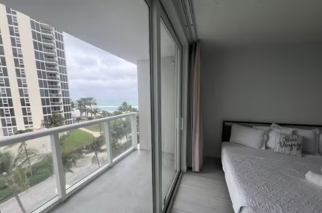 Studio Retreat with Balcony and Partial Ocean View- 424